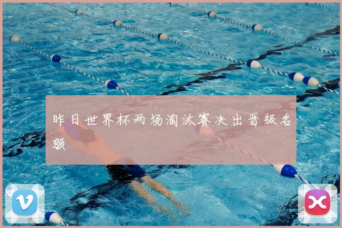 昨日世界杯两场淘汰赛决出晋级名额
